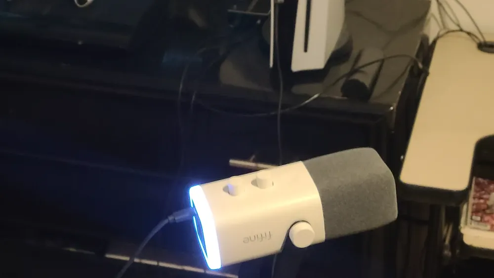 Foto del micrófono compartida por un comprador