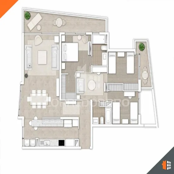 Depto Con 3d+2b+terraza+hobby Room + Estac. Y Bodega