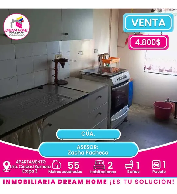 Apartamento En Venta  Urb. Ciudad Zamora Etapa 3 - Cúa