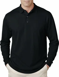 Polera manga larga negro hotsell
