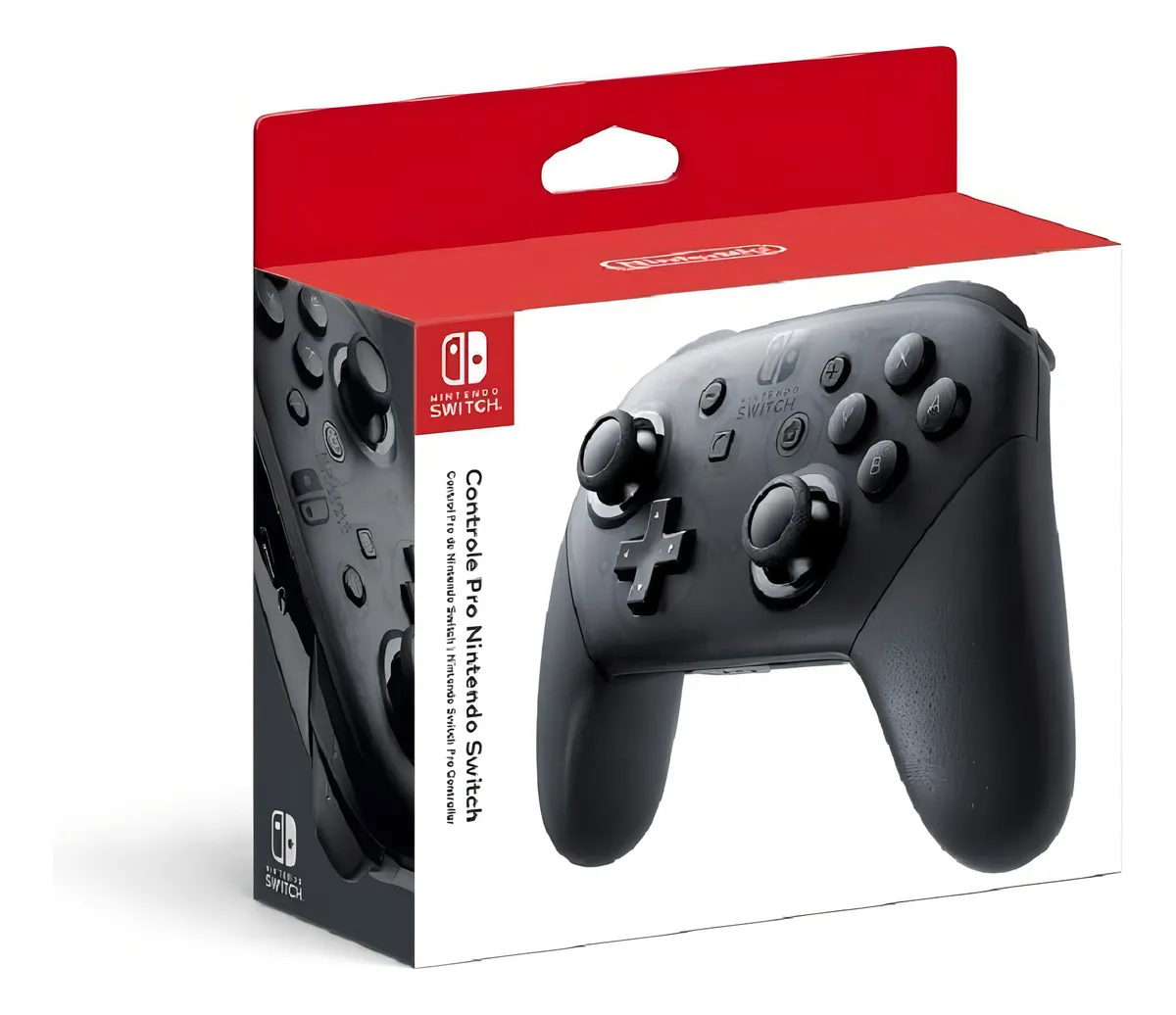 Controle Nintendo Switch Pro Controller Sem Fio Preto