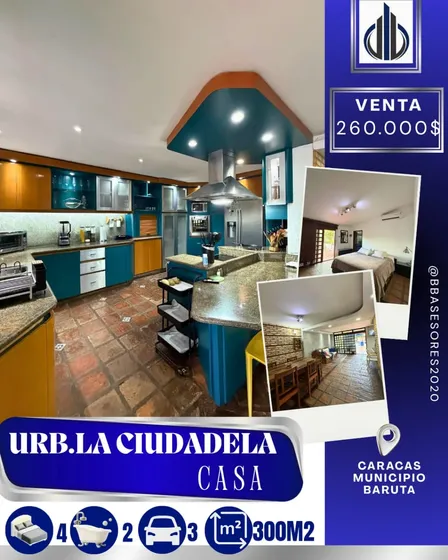Casa Urbanización La Ciudadela Prados Del Este Caracas