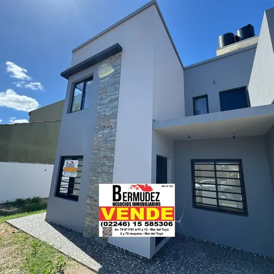 Venta Chalet 4 Ambientes En Mar Del Tuyú Calle 83 Esq 4 Diseño Moderno!!!