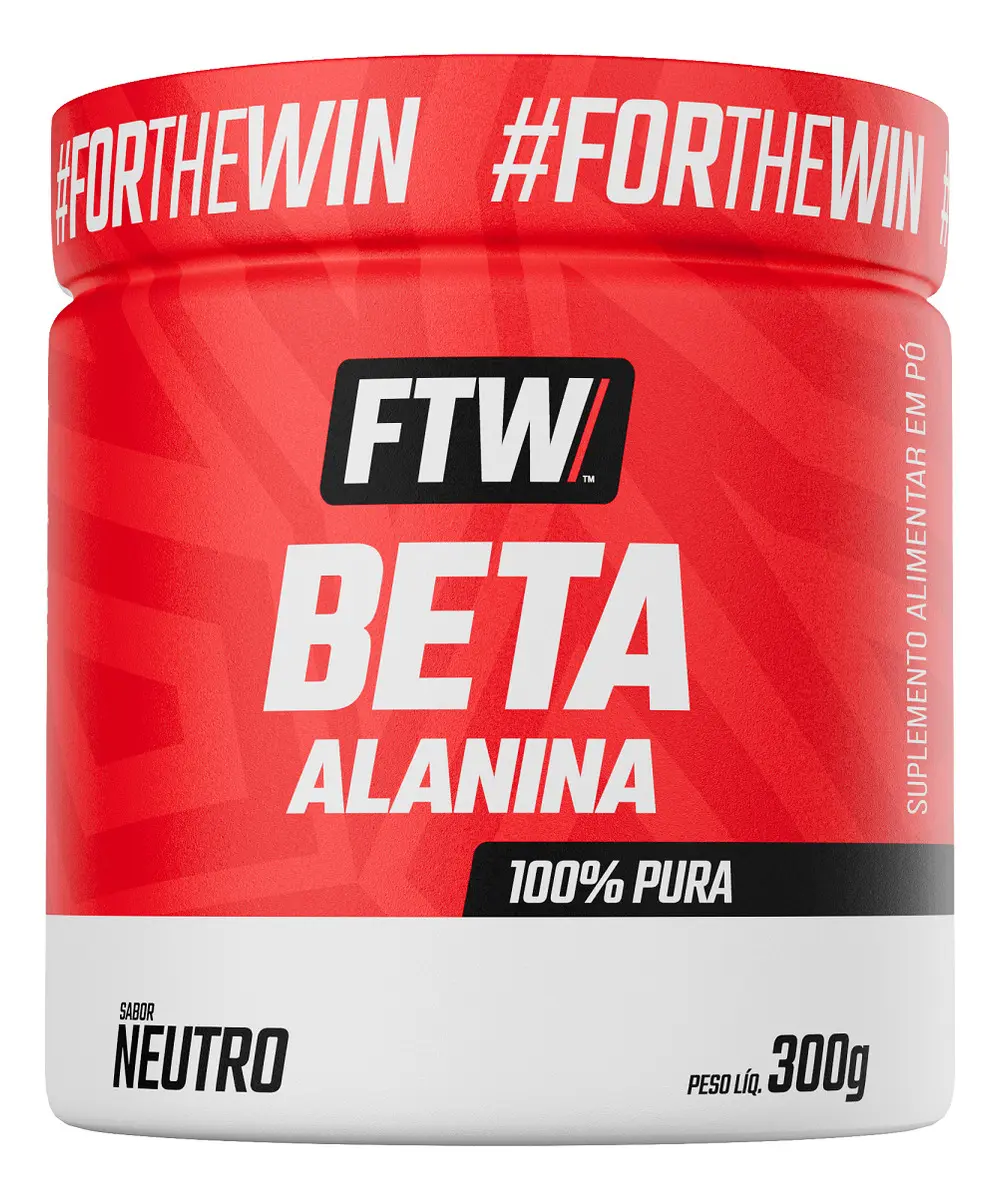 Beta Alanina 100% Pura Pote 300g - FTW
