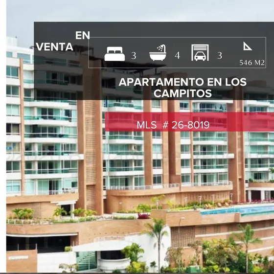 Apartamento En Venta En El Mirador De Los Campitos Mls #27-453