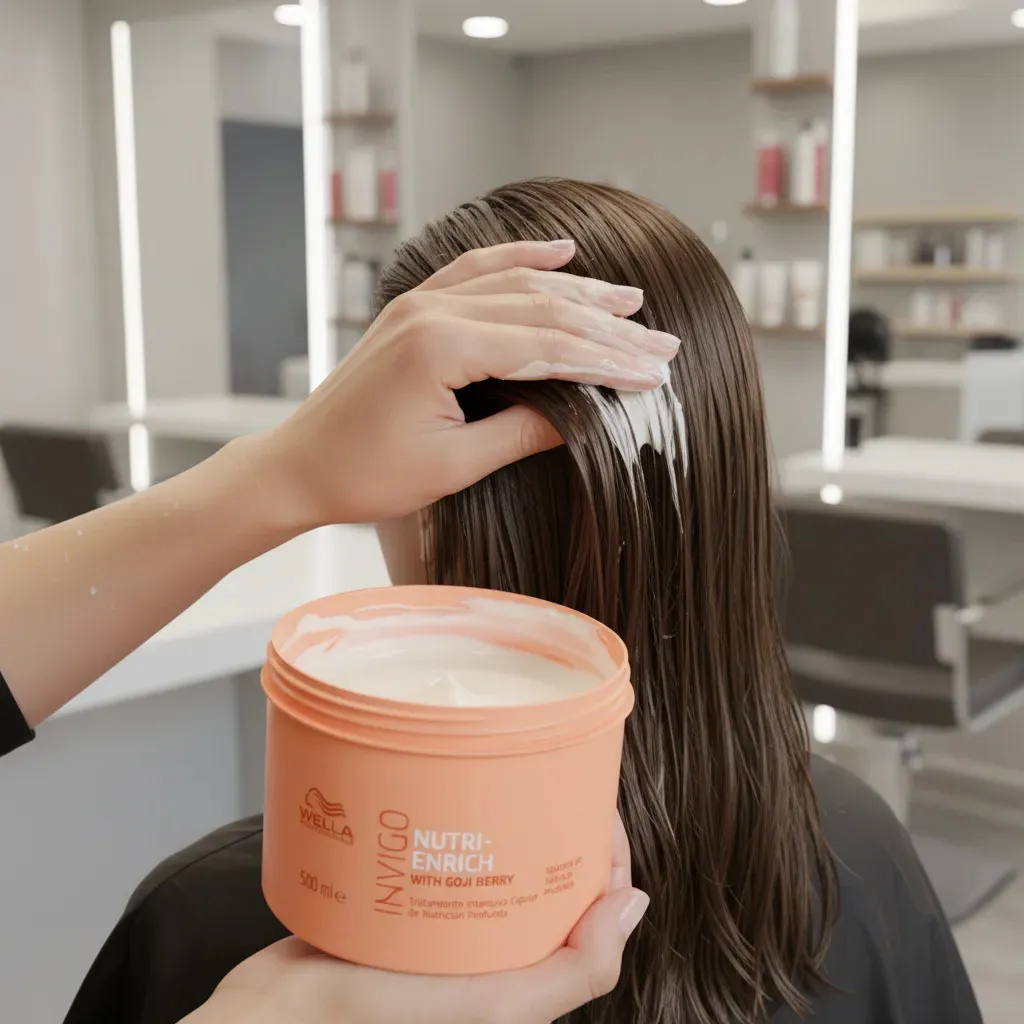 Máscara Invigo Nutri-enrich 500ml Wella Pro - Nutrição e Hidratação — foto 5