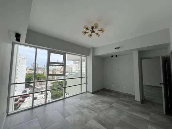 Apartamento De 1 Habitacion + Estudio Nuevo En Venta En Serralles, Santo Domingo  1 Habitación + Estudio, Piso Alto Con Vista A La Ciudad