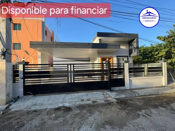 Casa Con Financiamiento En Puerto Plata 