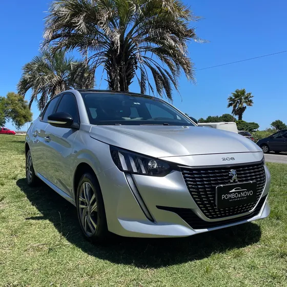 Peugeot 208 Feline 1.6 (sin Turbo) Automatico Freno Autonomo Y Asistencia De Carril Un Dueño Y Ficha Permuto Financio