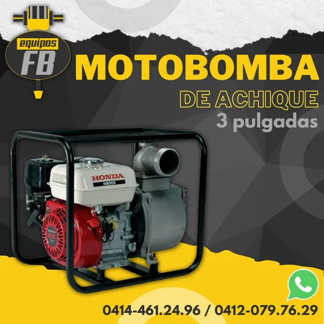 Alquiler De Bomba De Achique Moto Bomba Equipos Fb
