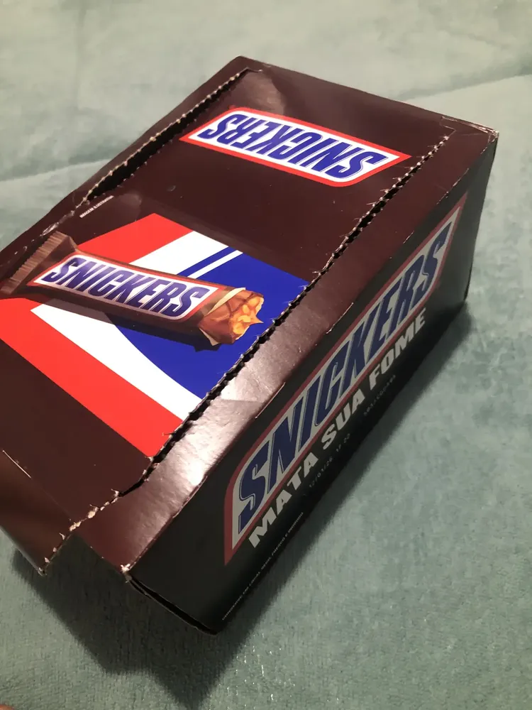 Chocolate Snickers Caixa Display 900 Gr - 20 Unidades De 45g