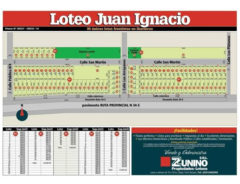 Loteo Juan Ignacio En Venta En Ibarlucea