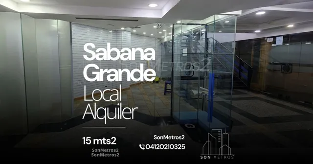 Local Alquiler Sabana Grande No Esta A Pie De Calle 15 Mts2 Sonmetros2