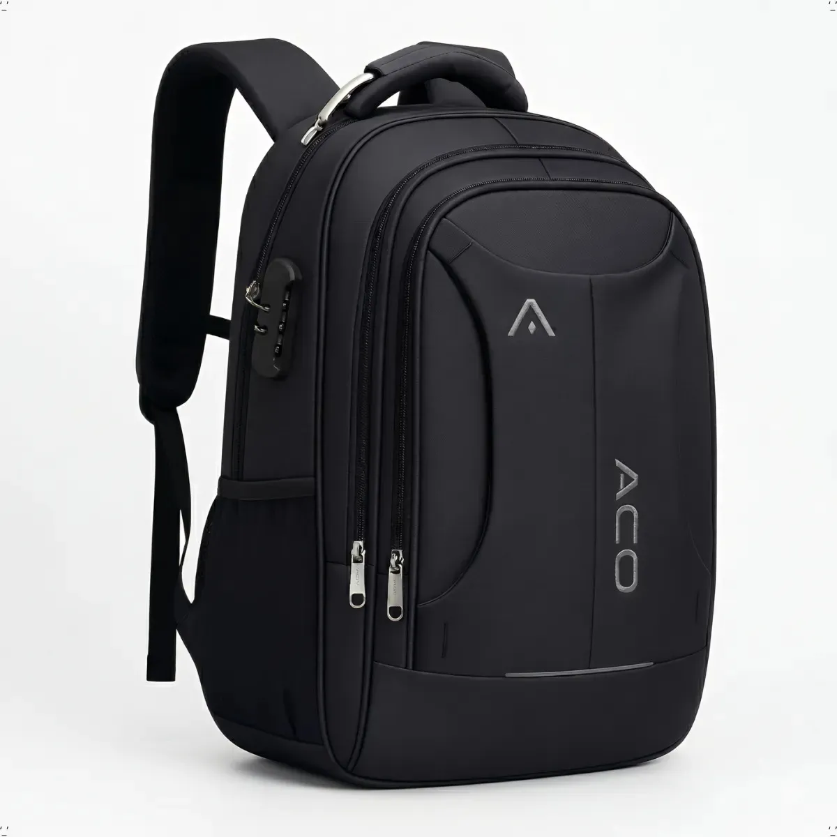 Mochila Notebook Masculina Reforçada Impermeável Executiva Viagem Anti Furto Grande 35L Forpak