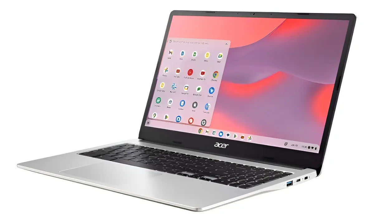 Notebook Acer Chromebook Cb315-4h-c0br Ips 15.6 Plateado