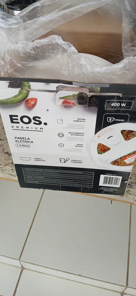 Panela Elétrica de Arroz EOS Premium 5 Xícaras com Tampa de Vidro Clear Glass EPA05BI - Imagem 3