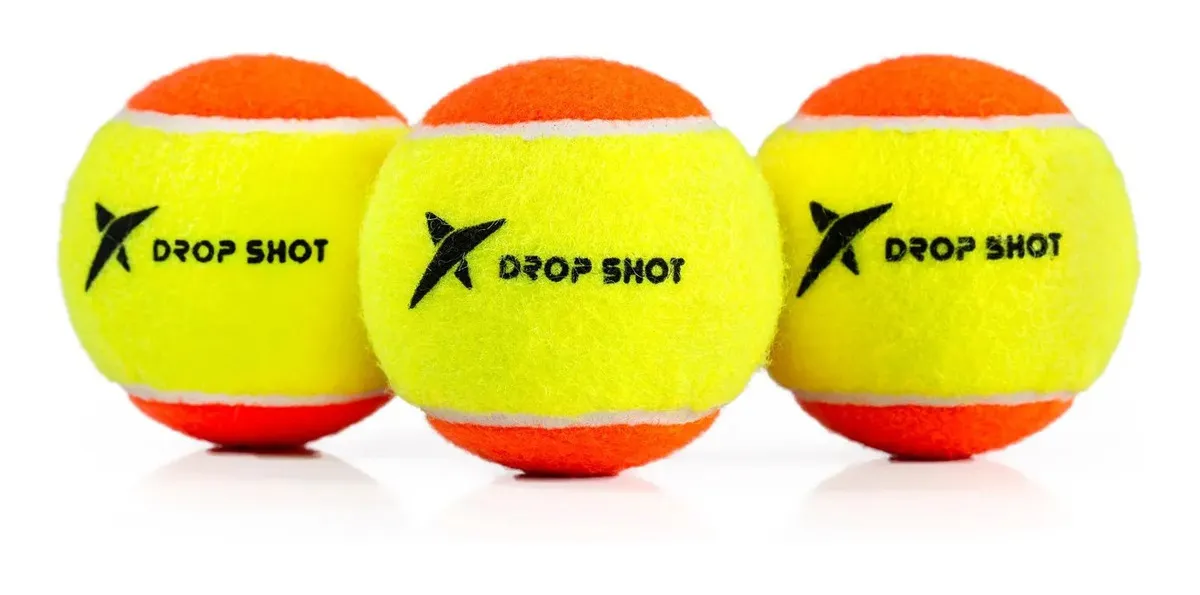 Bola Oficial De Beach Tenis Drop Shot - Pack Com 03 Bolinhas