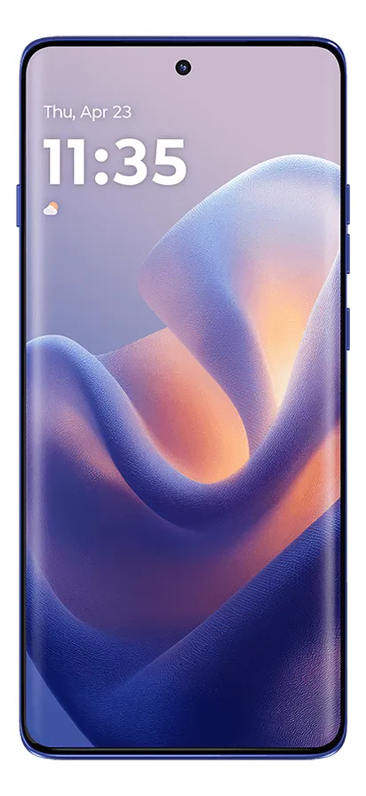 Smartphone Motorola Edge 60 Pro 5G 256GB/12GB — azul, câmera 50MP OIS