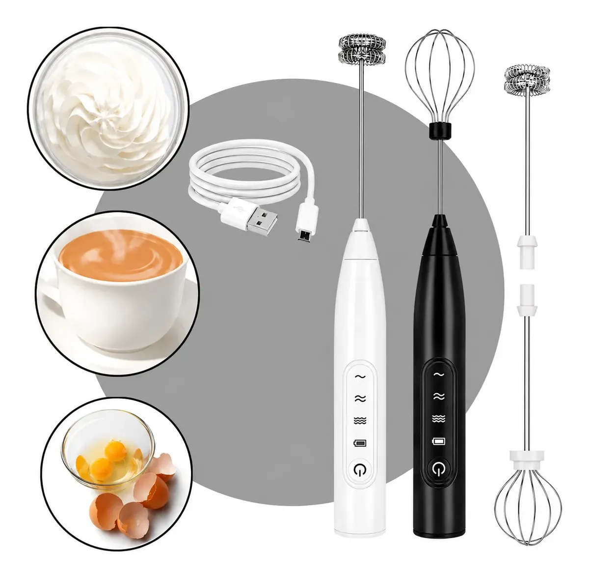 Mini Mixer Misturador Elétrico Portátil