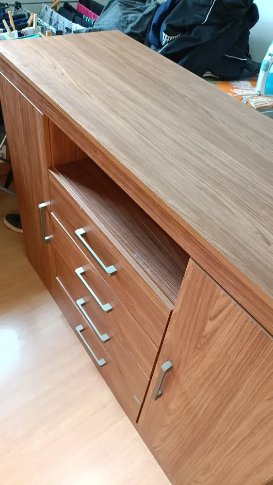 Cômoda Para Quarto 2 Portas 4 Gavetas 1 Nicho Master - Imagem 3
