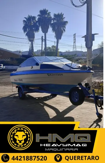 Barco Con Motor Bayliner Año 1988 En Queretaro