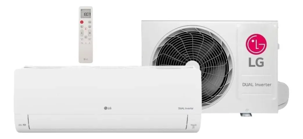 Ar Condicionado Inverter LG Dual Voice AI 12.000 Btus Frio R-32