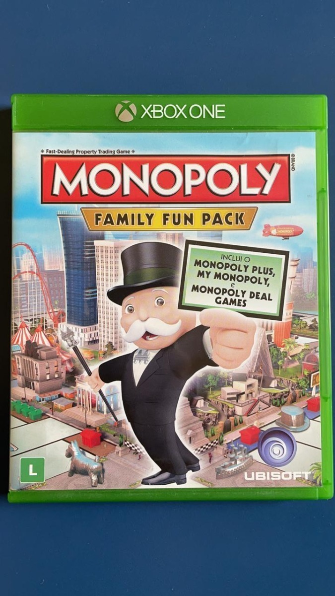 Monopoly Family Fun Pack Xbox One Midia Fisica Parcelamento sem juros