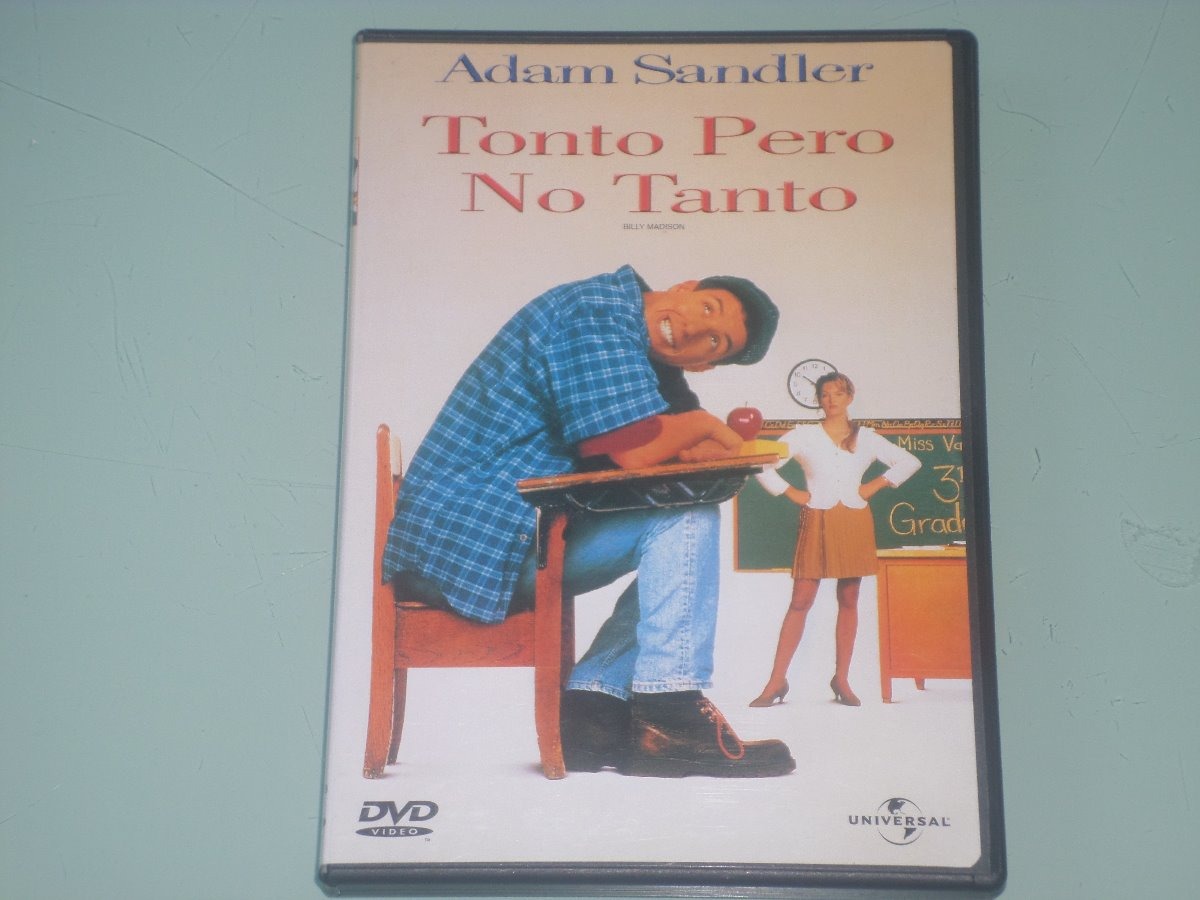 Tonto Pero No Tanto Billy Madison Adam Sandler Dvd