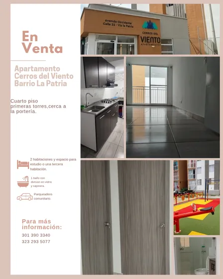 Apartamento En Venta...cerros Del Viento Armenia Quindío 