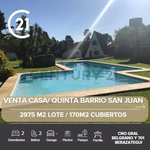 Casa Quinta En Venta, Barrio San Juan, Berazategui