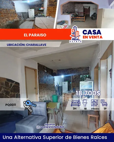 Casa De Dos Niveles En Venta Parcelamiento. El Paraíso. Charallave