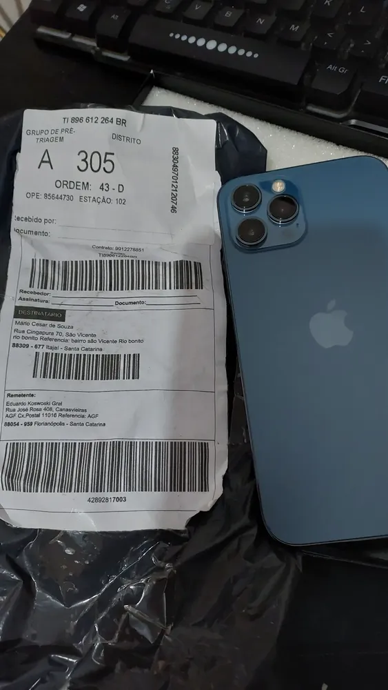 Apple iPhone 12 Pro Max (512 GB) - Azul pacífico | MercadoLivre