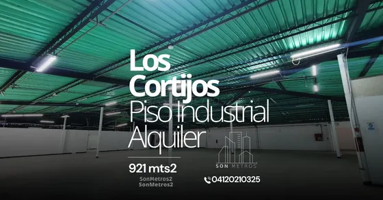 Piso Industrial Depósito Alquiler Los Cortijos 921 Mts2 Sonmetros2 B-9qnx 2205