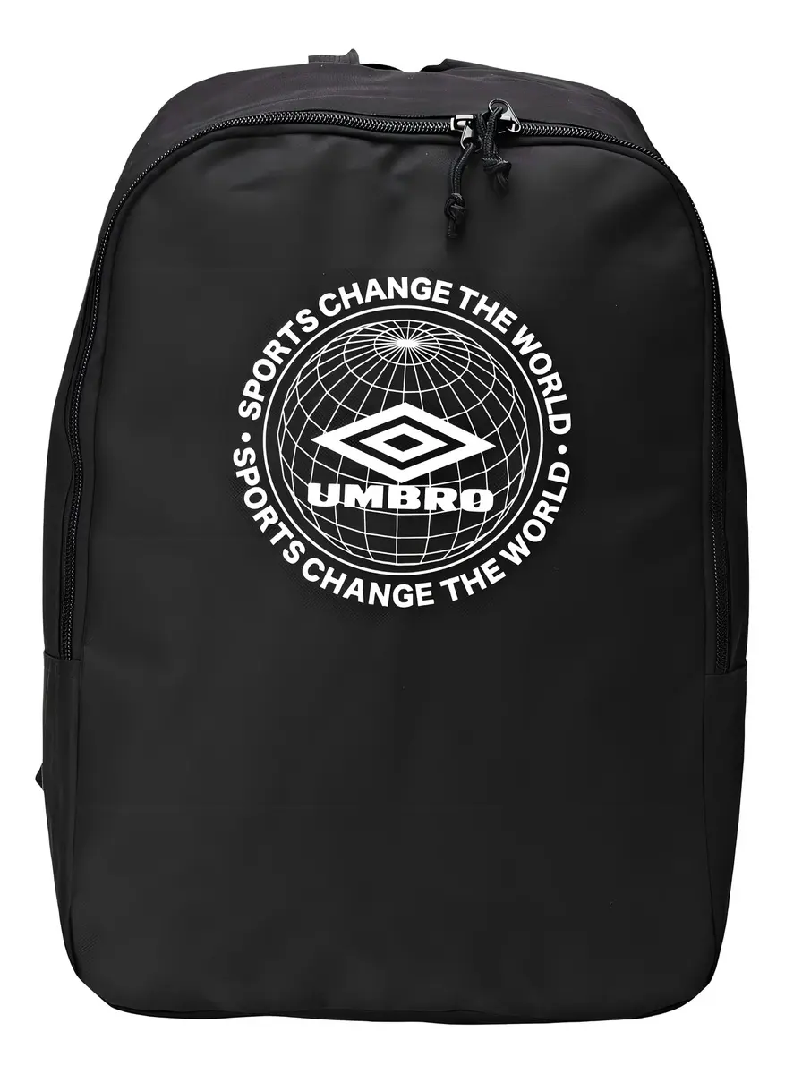 Mochila Masculina Umbro Change The World Preto Executiva Desenho Do Tecido Lisa