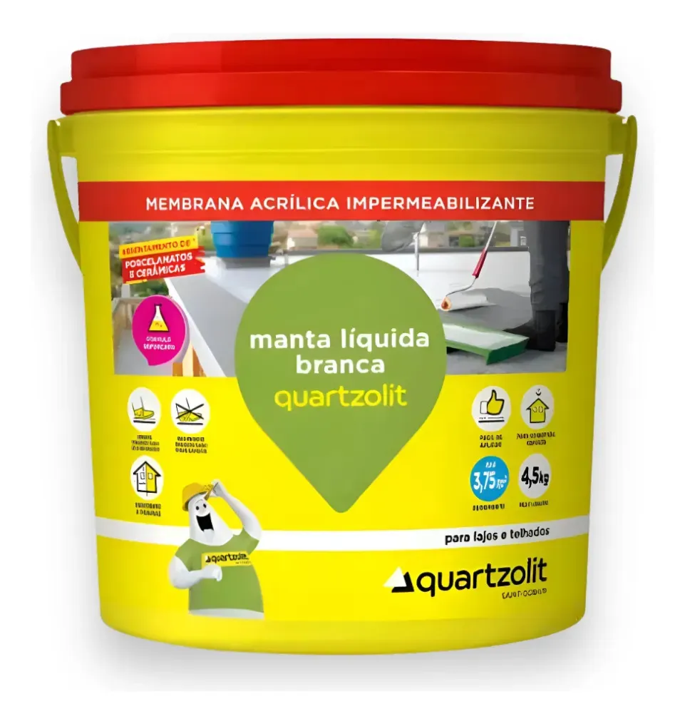 Quartzolit Manta Líquida 4,5Kg Branca