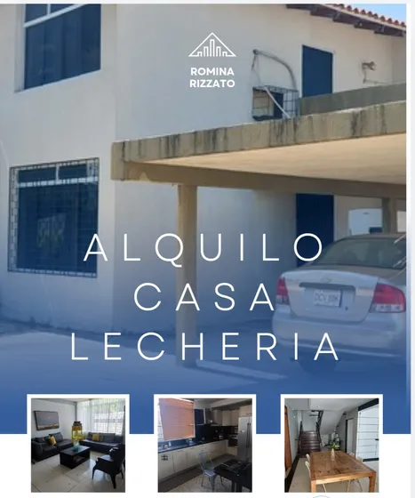 Alquilo Casa A Pocos Metros De La Av Principal De Lecheria