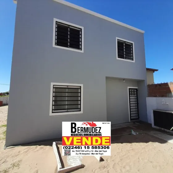 Venta Dúplex 3 Ambientes En Mar Del Tuyu Calle 90 Entre 6 Y 7 A Estrenar!!!