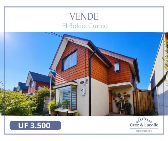 Se Vende Casa En El Boldo, Curicó.