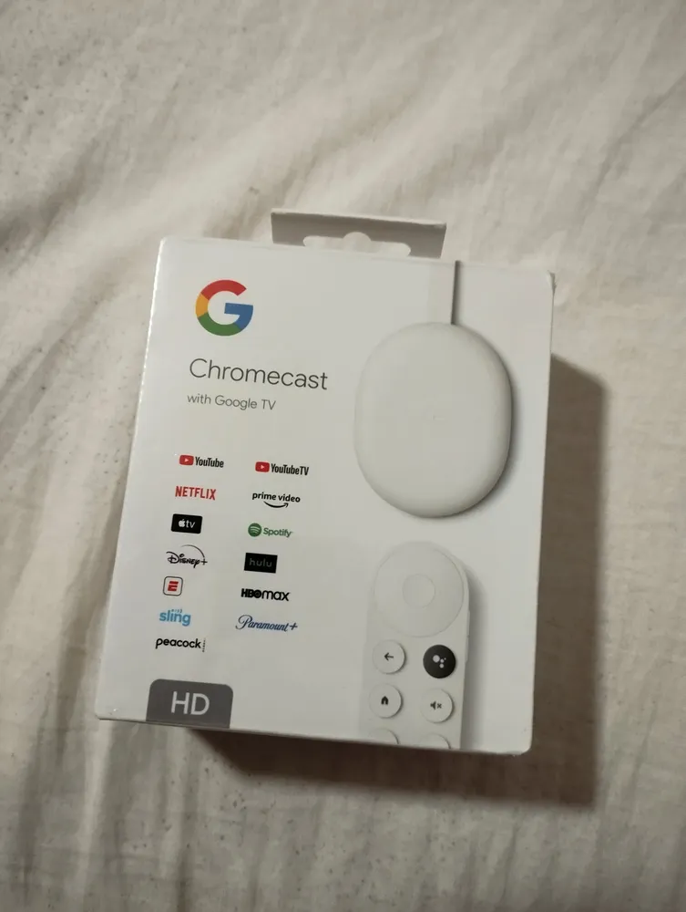 Google Chromecast Tv 4 Hd Media Streaming Voz 8gb 2gb RAM
