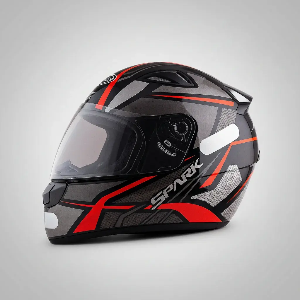 Capacete Moto Esportivo Masculino Feminino Ebf Spark Spider — foto 8