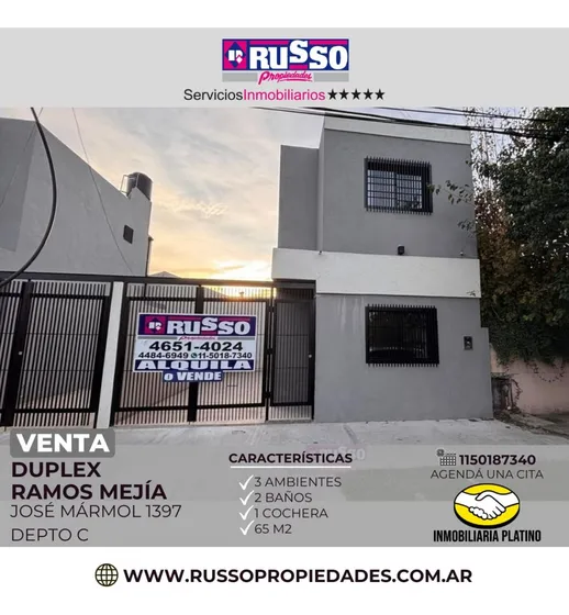 Venta Departamento 3 Ambientes Ramos Mejia