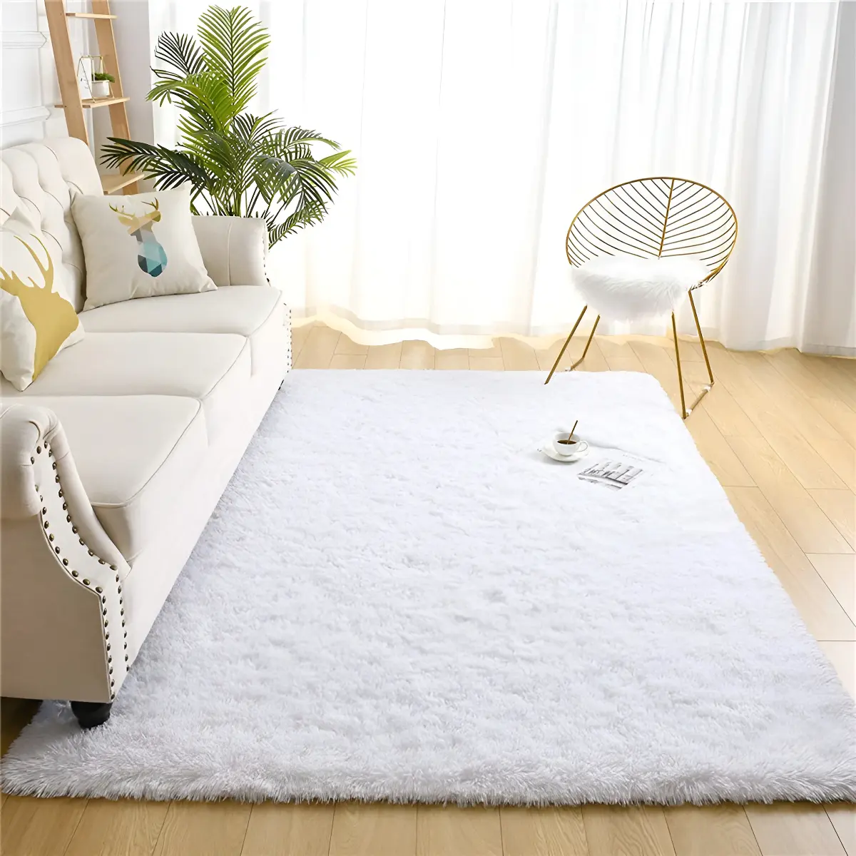 Tapete peludo 2 x 1,5 m