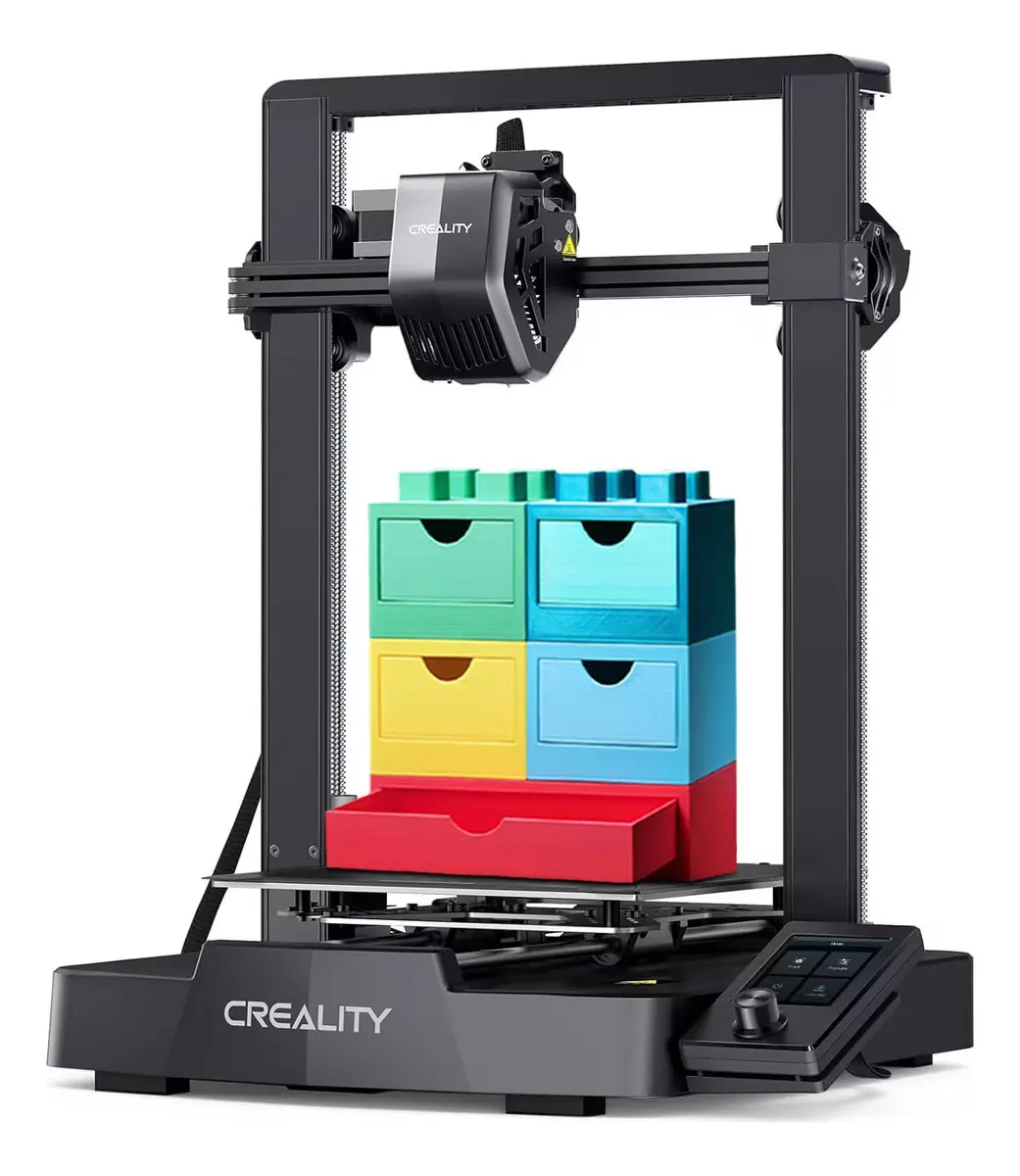 Impressora 3D Creality Ender 3 V3 SE, velocidade de impressão 250 mm/s mais rápida, nivelamento automático CR Touch, extrusora direta Sprite, carregamento automático de filamento de eixo Z d