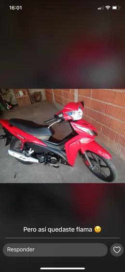 Honda Wave Full , Color Roja , Modelo 2022 , Primera Mano