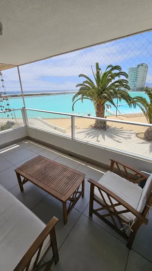 Venta Dpto. Laguna Del Mar, La Serena, 3d, 2b, Amoblado