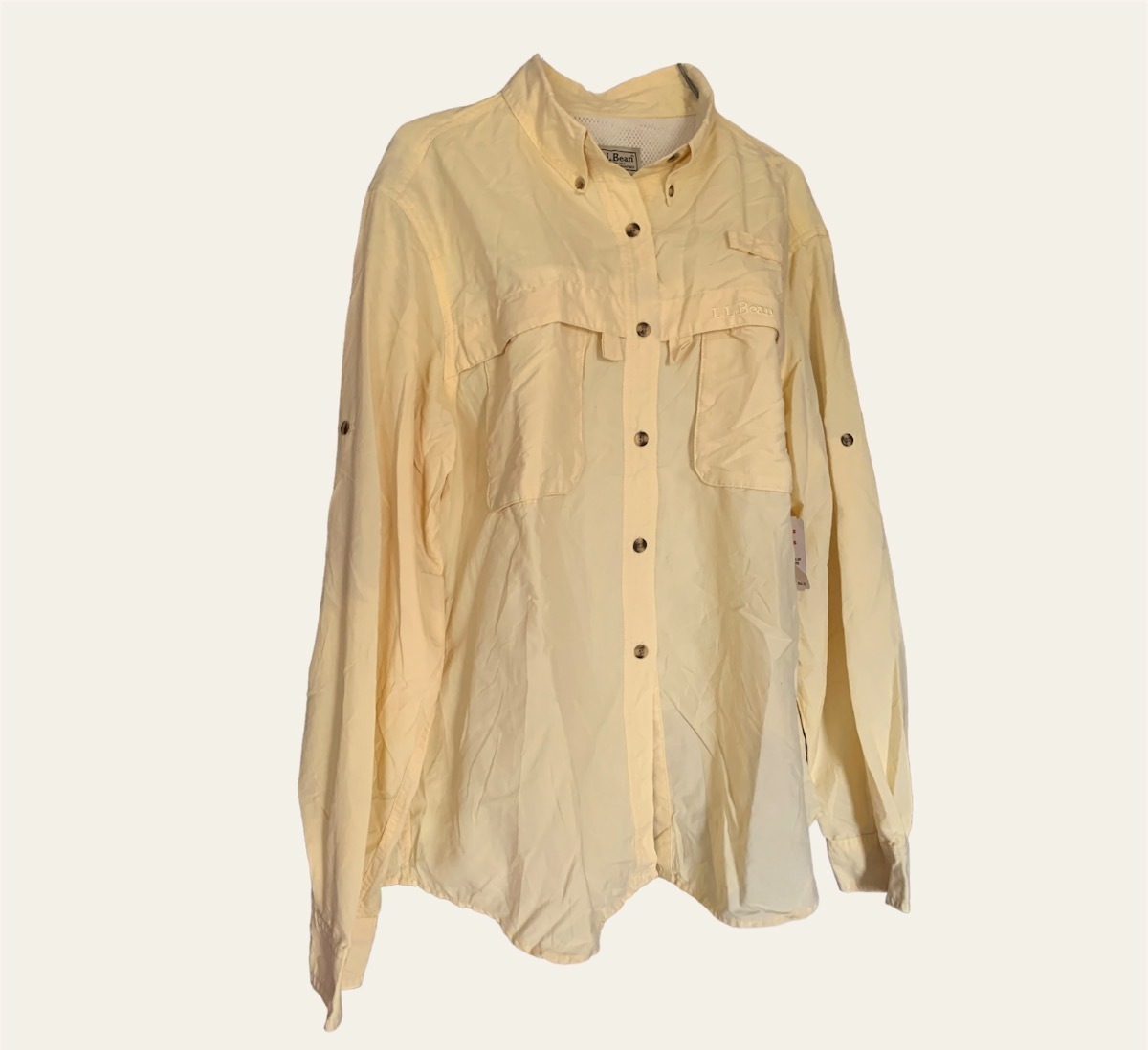 chaqueta amarilla l.l bean ropa
