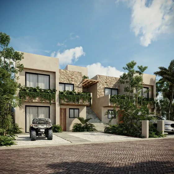 Casa En Venta En Tulum, Saumeria, Tipo Duplex Con Acabados De Lujo