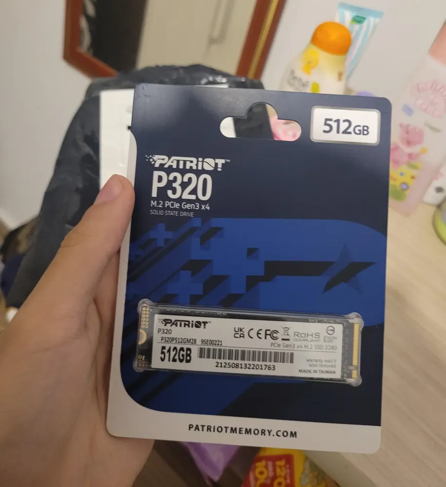SSD Patriot 512GB M.2 NVMe PCIe Gen3x4 P300 2280 para Notebook e
