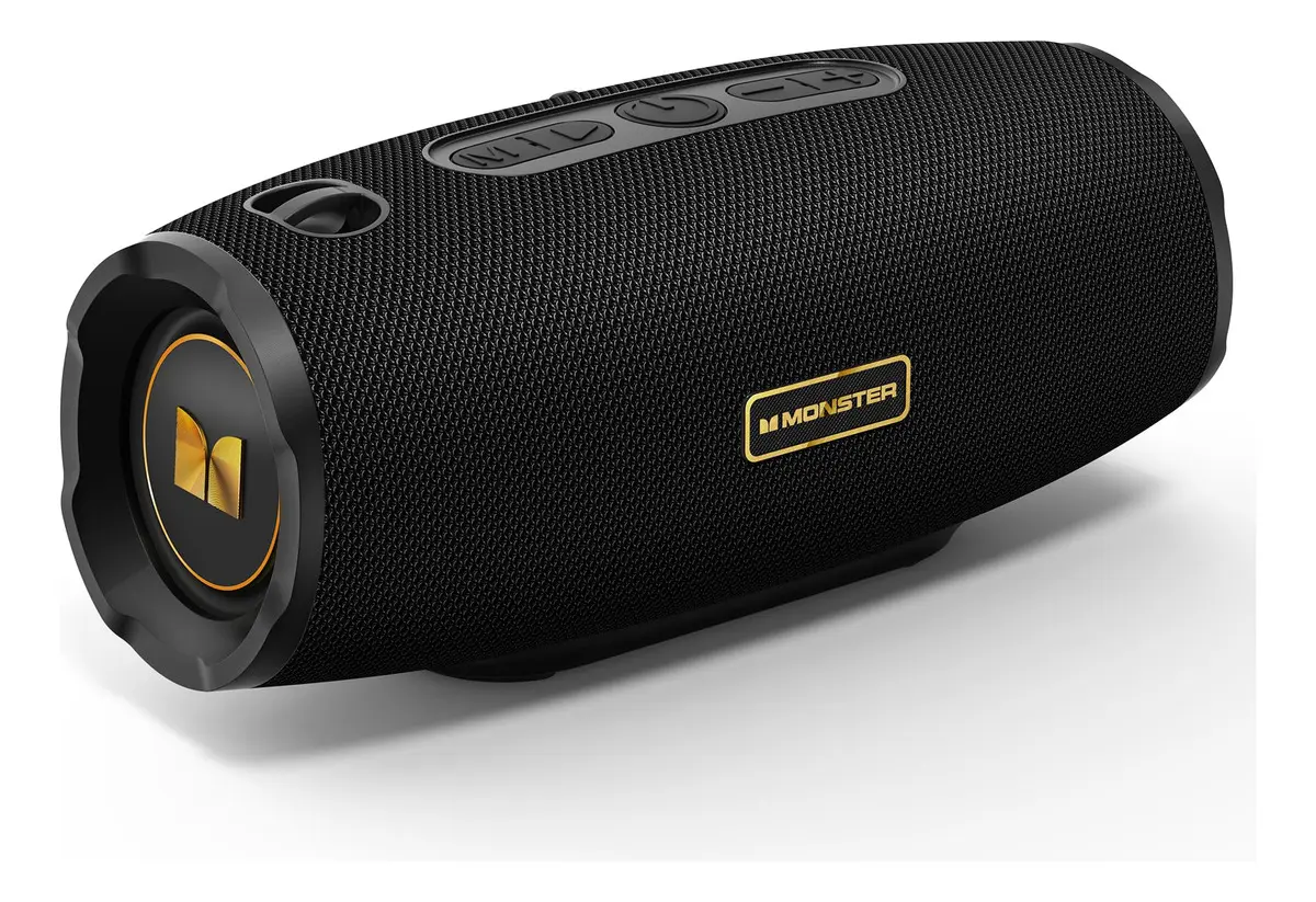 Monster Bocinas Portátil Bluetooth 40w Altavoz, Estéreo Subwoofer Exterior Impermeable Con Micrófono Incorporado 20h Hora Jugar Admite Emparejamiento Estéreo Tws Tarjeta Usb Tf Aux Para Exteriores