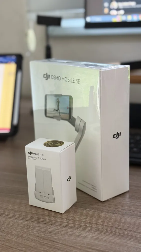 Estabilizador De Imagem Dji Osmo Mobile Se Grey Cor Cinza | Frete